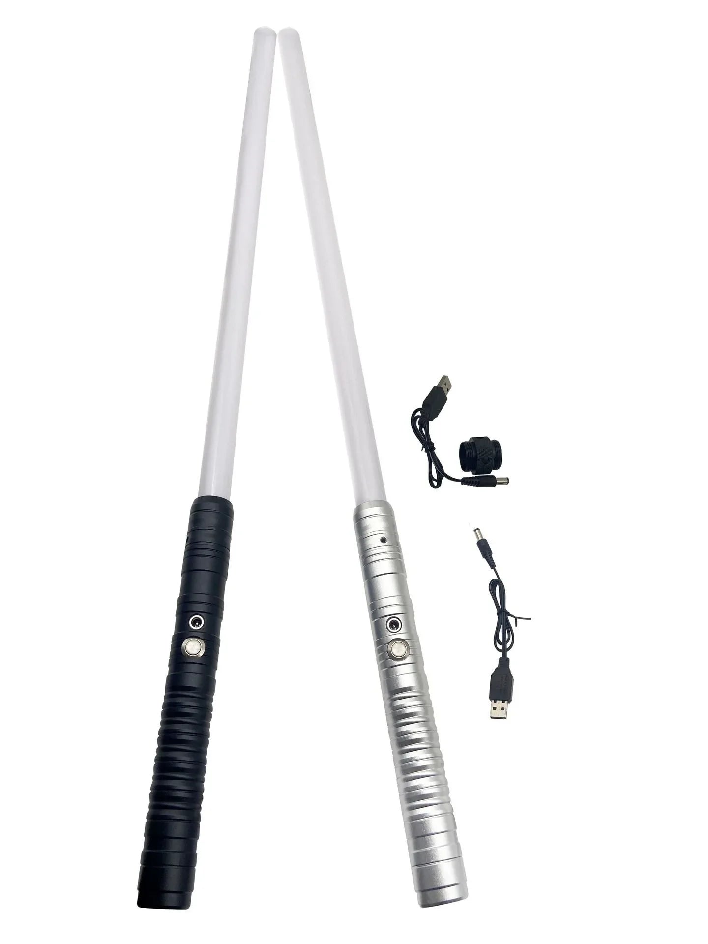HKM-612435 RGB LED Light Up Sword for Kids - Metal Hilt Dueling Toy with Flashing Sound Effects - Perfect for Cosplay and Parties