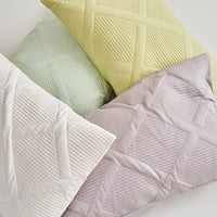 HKM-612499 Summer Cool Feeling Thin Quilt Set with 2 Pillowcases - 100% Tencel Cotton, Solid Color Design