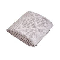 HKM-612499 Summer Cool Feeling Thin Quilt Set with 2 Pillowcases - 100% Tencel Cotton, Solid Color Design