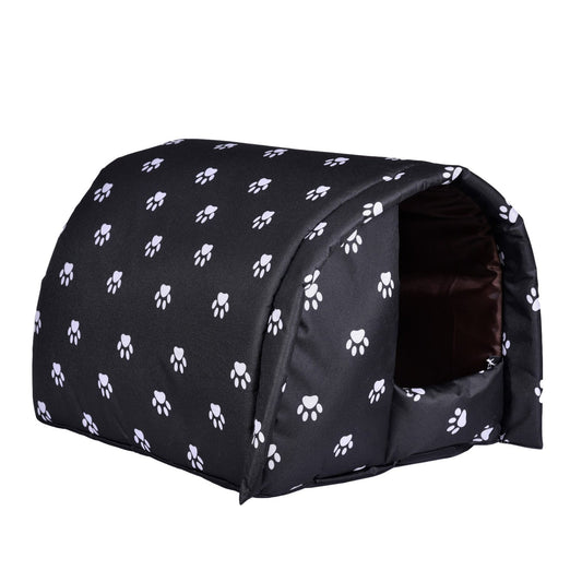 HKM-612627 Waterproof Oxford Cloth Outdoor Cat House with Sunscreen Protection