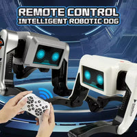 HKM-612755 Remote-Controlled Interactive Mechanical Dog with Voice Command and Stunt Features for Ages 5 and Up