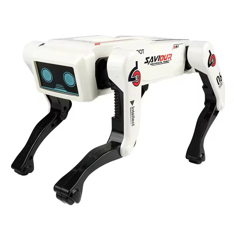 HKM-612755 Remote-Controlled Interactive Mechanical Dog with Voice Command and Stunt Features for Ages 5 and Up