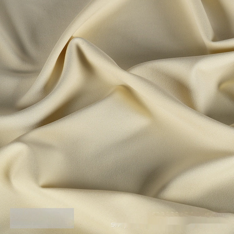 KTX-612883 Elastic Knitted Pants for Men and Women in Beige - Comfortable Dress Fabric