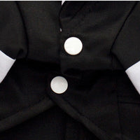 HKM-612947 Wedding Suit Dog Clothes - Cotton Two-Legged Outfit for Male Pets, Available in Multiple Sizes