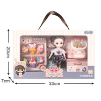 HKM-613011 Cute Baby Doll Playhouse Gift Set with Accessories for Kids