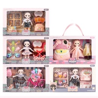 HKM-613011 Cute Baby Doll Playhouse Gift Set with Accessories for Kids