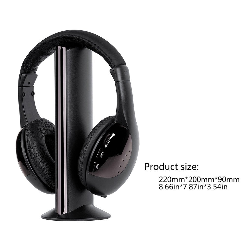 HKM-613011 Multi-Occasion Over-the-Head Wireless Headset with 3.5mm Interface