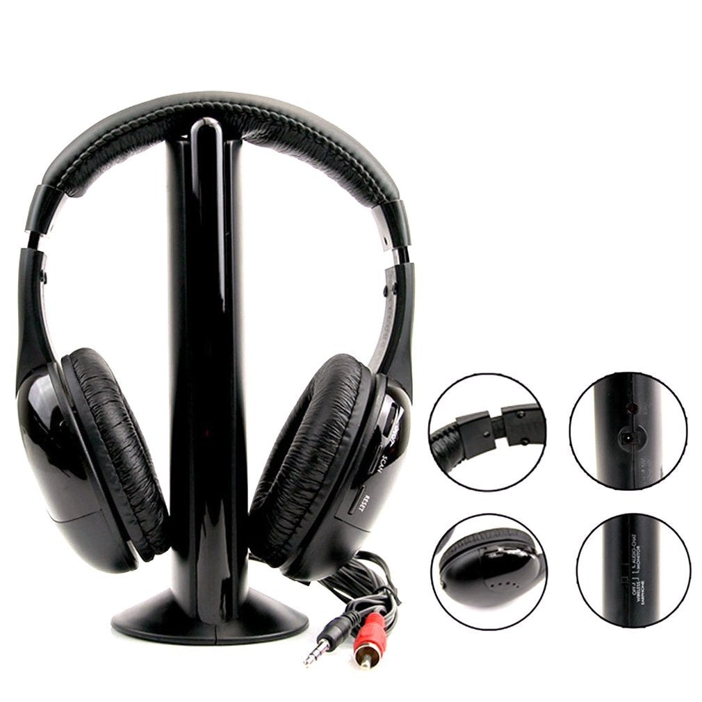 HKM-613011 Multi-Occasion Over-the-Head Wireless Headset with 3.5mm Interface