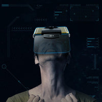 HKM-613075 Portable VR Glasses for Smartphones - High Definition Viewing, Compatible with 4.7-6.3 Inch Screens, Lightweight and Foldable Design
