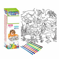 HKM-613139 Creative Coloring Mat Drawing Set for Kids - Educational Doodle Toy for Ages 2-7