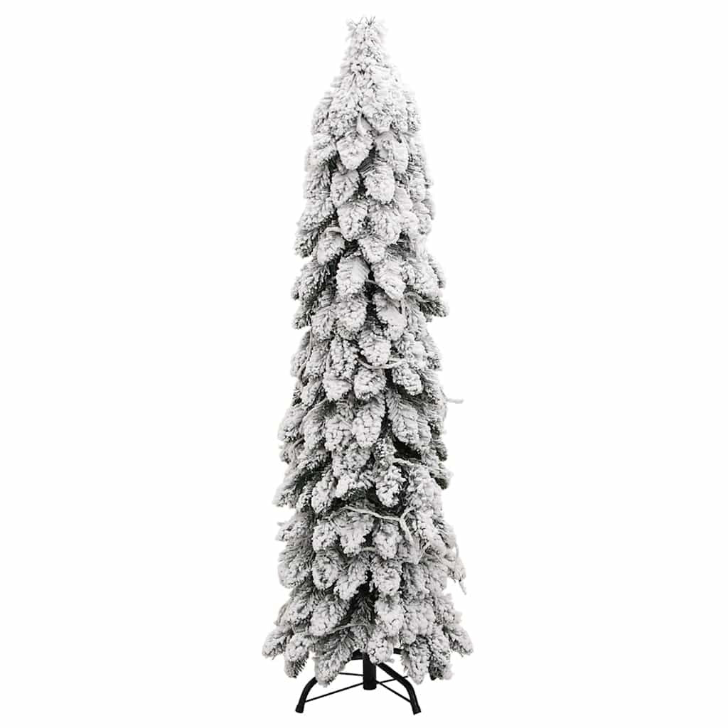HKM-613139 Lifelike 150 cm Artificial Christmas Tree with 80 Warm White LED Lights and Snow Effect