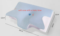 HKM-613139 Memory Foam Sleeping Pillow - Soft Space Cotton, Various Colors Available