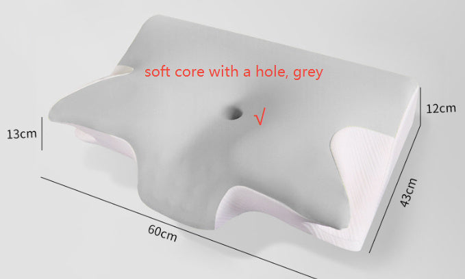 HKM-613139 Memory Foam Sleeping Pillow - Soft Space Cotton, Various Colors Available