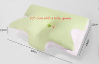 HKM-613139 Memory Foam Sleeping Pillow - Soft Space Cotton, Various Colors Available