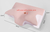HKM-613139 Memory Foam Sleeping Pillow - Soft Space Cotton, Various Colors Available