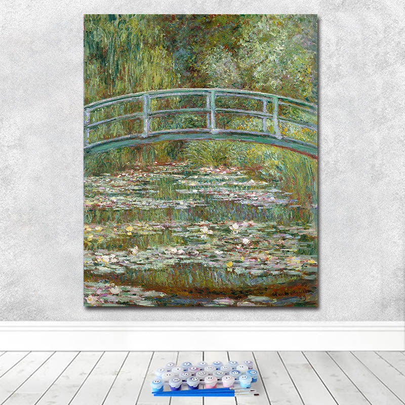 HKM-613331 DIY Digital Oil Painting Kit for Hand-Painted Living Room and Bedroom Décor - Landscape Theme on Linen