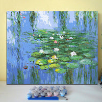 HKM-613331 DIY Digital Oil Painting Kit for Hand-Painted Living Room and Bedroom Décor - Landscape Theme on Linen