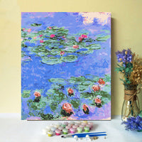 HKM-613331 DIY Digital Oil Painting Kit for Hand-Painted Living Room and Bedroom Décor - Landscape Theme on Linen