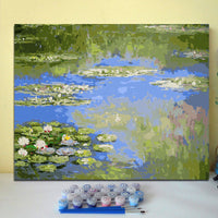 HKM-613331 DIY Digital Oil Painting Kit for Hand-Painted Living Room and Bedroom Décor - Landscape Theme on Linen