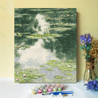 HKM-613331 DIY Digital Oil Painting Kit for Hand-Painted Living Room and Bedroom Décor - Landscape Theme on Linen
