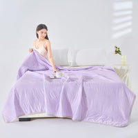 HKM-613331 Lightweight Summer Ice Silk Quilt - Machine Washable, Multiple Sizes Available