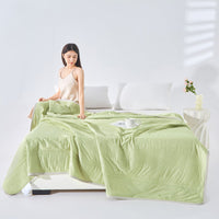HKM-613331 Lightweight Summer Ice Silk Quilt - Machine Washable, Multiple Sizes Available