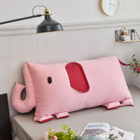 HKM-613395 Nordic Style Cartoon Square Back Bedside Cushion in Various Animal Designs - Cotton Fill, 110x60CM & 150x60CM