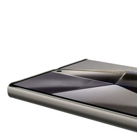 HKM-613587 Titanium Black Hard Phone Case for Samsung S24 Ultra and S23 Ultra - Drop-Resistant Protection