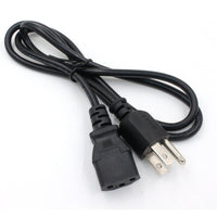 HKM-613843 Pure Copper AC Power Cord with Three Prong Plug, 1.2m Length, 3X0.5mm² Wire Diameter