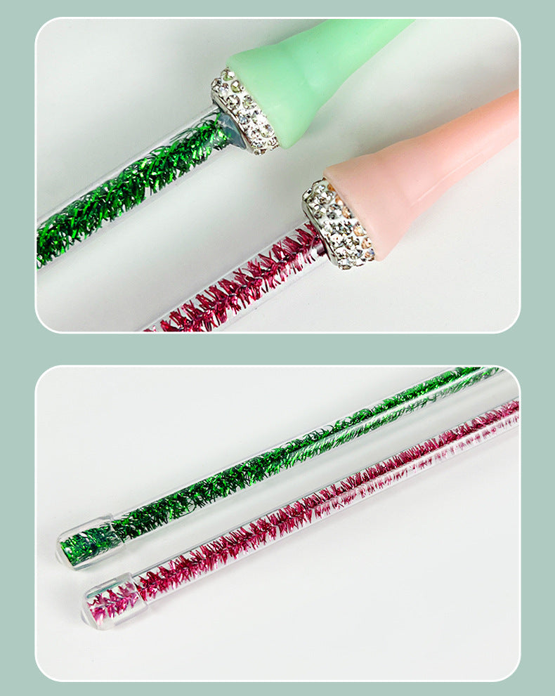HKM-613971 Eco-Friendly Cat Teaser Stick - Replaceable Simulation Toy in Magic Powder and Magic Green