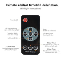 HKM-614099 Snowflake LED Christmas Light Projector with Remote Control - Waterproof Indoor/Outdoor Holiday Decoration