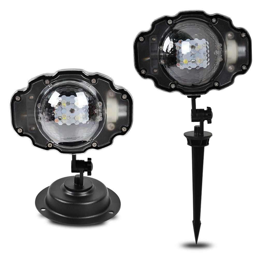 HKM-614099 Snowflake LED Christmas Light Projector with Remote Control - Waterproof Indoor/Outdoor Holiday Decoration