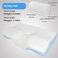HKM-614163 Butterfly Shaped Memory Foam Pillow for Cervical Support with Rebound Technology