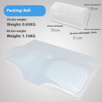 HKM-614163 Butterfly Shaped Memory Foam Pillow for Cervical Support with Rebound Technology