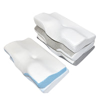 HKM-614163 Butterfly Shaped Memory Foam Pillow for Cervical Support with Rebound Technology