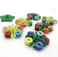 HKM-614163 Rotary Bobbin Box with Clip - Compact 9x7cm Storage Solution