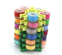 HKM-614163 Rotary Bobbin Box with Clip - Compact 9x7cm Storage Solution