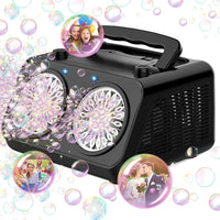 HKM-614291 Automatic Bubble Machine Toy for Kids - LED Portable Bubble Blower, Compact Design, for Ages 5 and Up