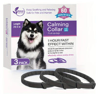 HKM-614483 Calming Collar for Cats and Dogs - Set of 3 or 4, Plain Design, Plastic Material