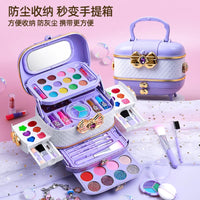 HKM-614483 Kids Pretend Makeup Kit with Handheld Makeup Box – DIY Cosmetics Set for Role Play and Imaginative Fun