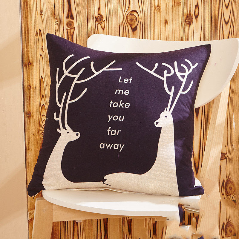 HKM-614547 Cartoon-Style Cushion Cover for Living Room, Bedroom, and Children's Room – 40cm, 45cm, 50cm Sizes