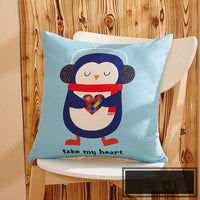 HKM-614547 Cartoon-Style Cushion Cover for Living Room, Bedroom, and Children's Room – 40cm, 45cm, 50cm Sizes