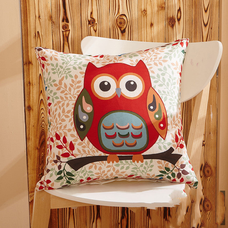 HKM-614547 Cartoon-Style Cushion Cover for Living Room, Bedroom, and Children's Room – 40cm, 45cm, 50cm Sizes