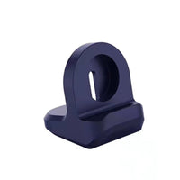 HKM-614547 Silicone Charging Stand for Apple Devices - Compact Desktop Base in Red, Dark Blue, Pink