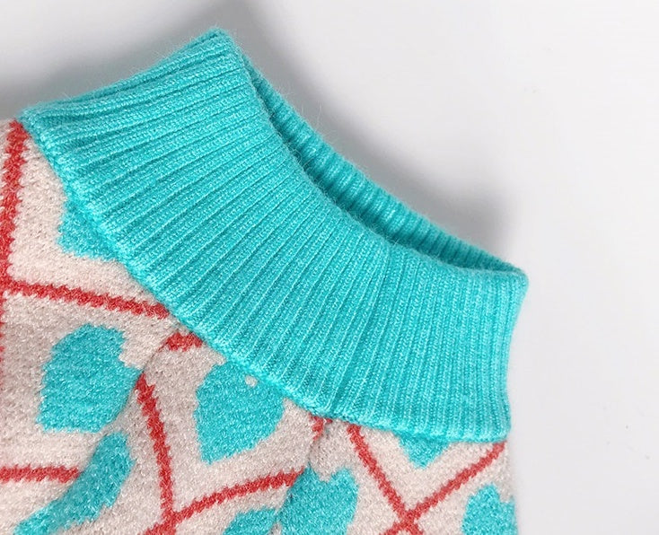 HKM-614739 Cozy Stretchy Sweater for Dogs – Autumn & Winter Designs, Soft and Comfortable Fabric