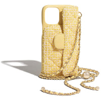 HKM-614739 Stylish Leather Clamshell Phone Case with Diagonal Lanyard for iPhone Models