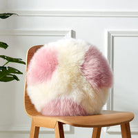 HKM-614867 Girly Heart-Shaped Striped Plush Cushion, 40cm & 45cm Sizes, Soft PP Cotton Filling