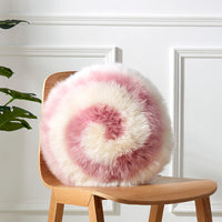 HKM-614867 Girly Heart-Shaped Striped Plush Cushion, 40cm & 45cm Sizes, Soft PP Cotton Filling
