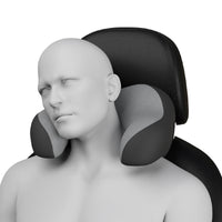 HKM-614931 Memory Foam Car U-Shaped Headrest Neck Support Pillow with Nylon Cover