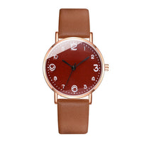HKM-614995 Elegant Ultra-Thin Women's Watch with Multicolor Strap - Simple Korean Style Small Dial